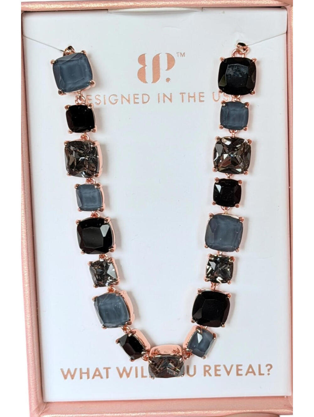 Bomb Party Holiday Jewel Candy "Jewels First, Always" Luxe Licorice on Rose Gold